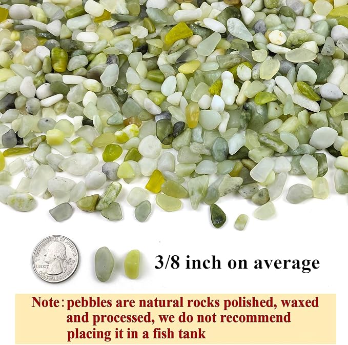 FANTIAN 5 lbs Jade Gravel Small Pebbles - Image 2