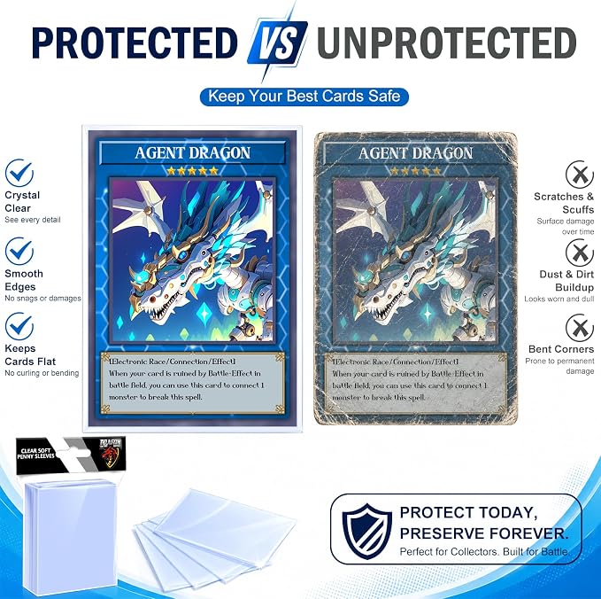 1000 Counts Card Sleeves Top Loaders - Image 3