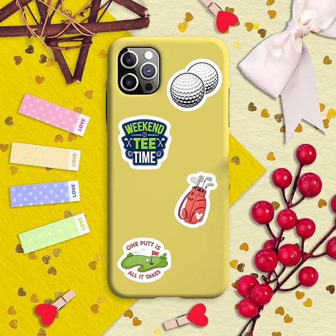 100Pcs Funny Golf Stickers for Water Bottle, Laptop - Image 7