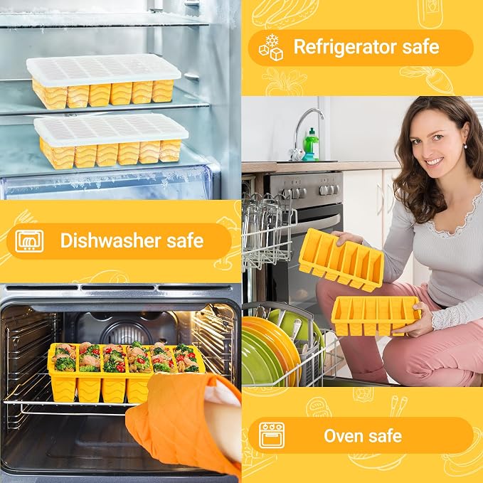 1/2 Cup Silicone Freezer Molds - Image 6