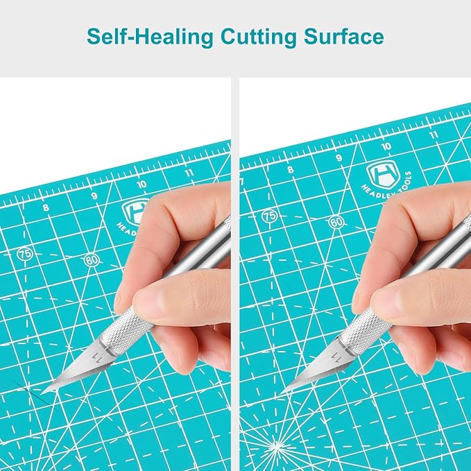 Headley Tools 12"x12" Rotating Cutting Mat, Self Healing Mat - Image 4