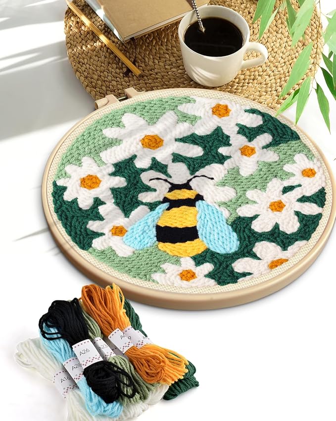 TINDTOP Punch Needle Kits, DIY Punch Embroidery Kits - Image 7