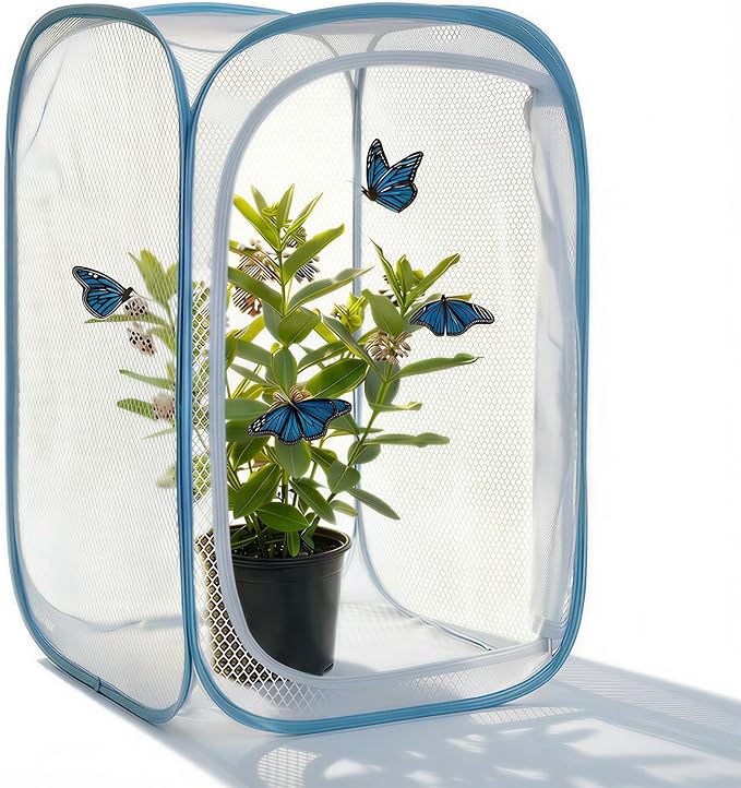 Insect & Butterfly Habitat Cage, Portable Pop-Up Terrarium by Unknown