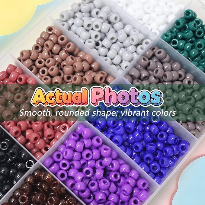 LIS HEGENSA Pony Beads Bulk, Kandi Beads - Image 6
