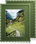 11x14 Wavy Picture Frame With Mat by Unknown