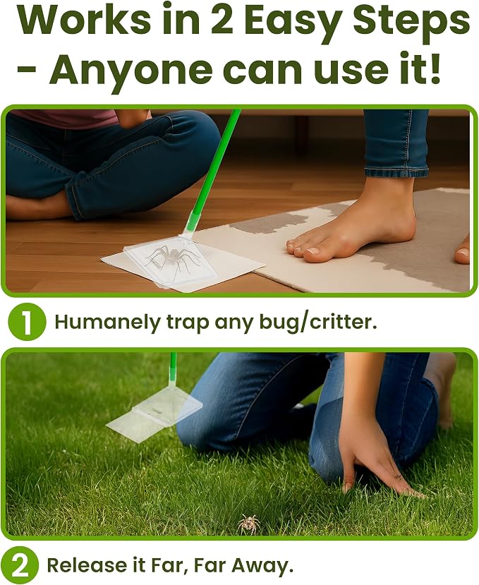 Sonic Technology Critter Cicada Spider Catcher and Release Insect Grabber - Image 6