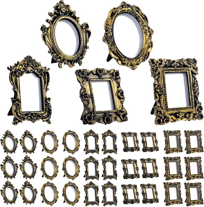 Maitys 30 Pcs Mini Picture Vintage Frames by Maitys