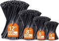 Zip Ties Assorted Sizes, 400 Pack, UV Resistant Wire Ties by ANOSON by ANOSON