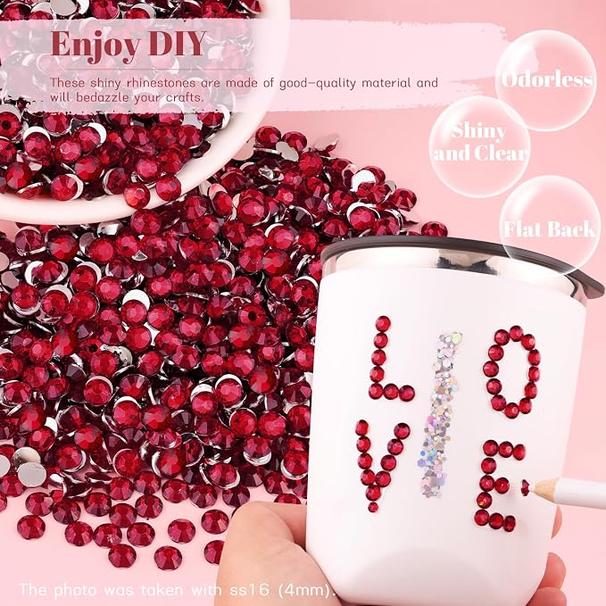 12000PCS 2mm Resin Rhinestones Bulk - Image 4