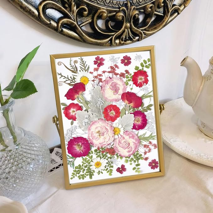 48 Pcs Mix Natural Dried Pressed Flowers - Image 4