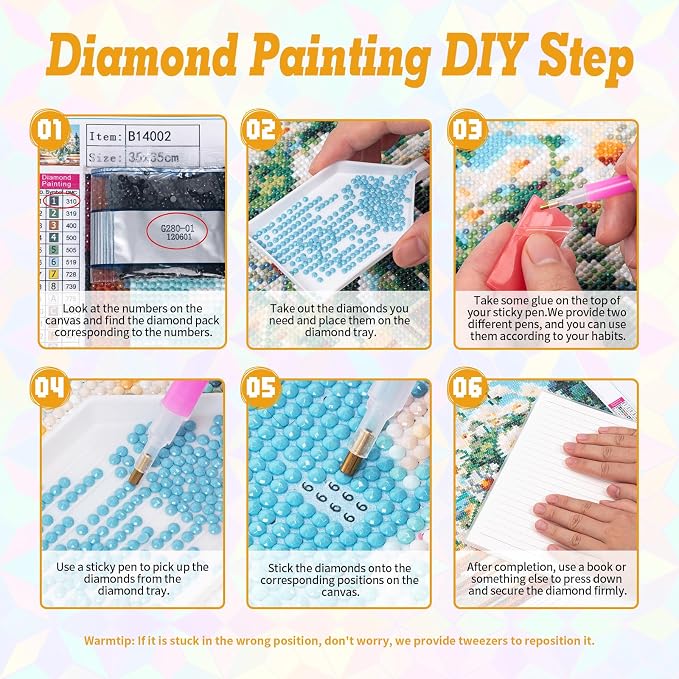 Cowboy Boots Diamond Art Kits for Adults Beginners 12x16 in, DIY Craft Gift | - Image 7