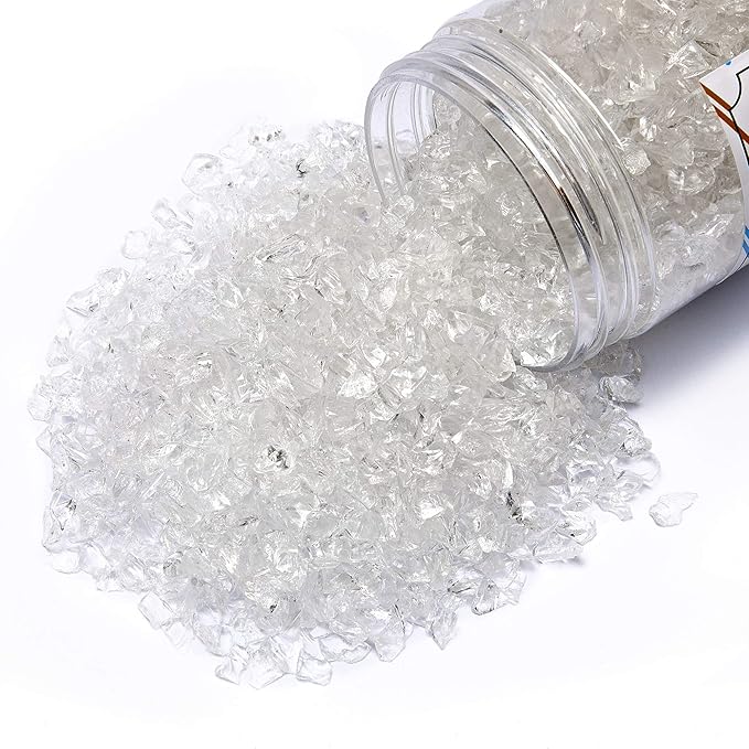 TWINKLING High Luster Crushed Glass, Broken Glass, Glass Gems Chips - Image 3