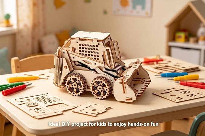 Wooden 3D Puzzle, Creative DIY Model Building Kit - Image 9