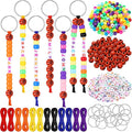 Landical 564 Pcs DIY Bead Keychain Kit Key Chain Making Craft Adjustable Letter by Landical