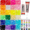2000PCS 6MM 24 Colors Rhinestones by Worthofbest