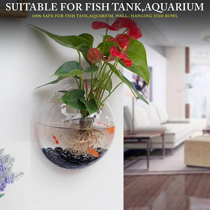 ARSUK Flat Marbles Black Vase Filler Glass Pebbles – Decorative Glass Beads - Image 6