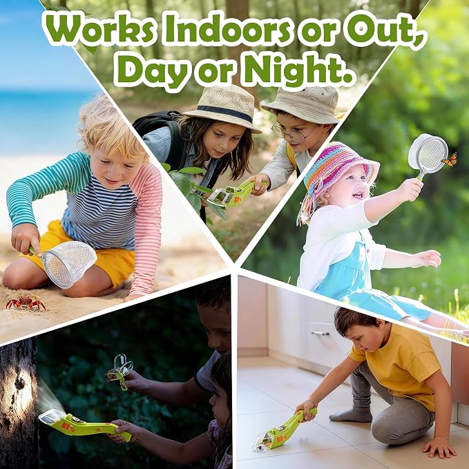 Bug Catcher Kit for Kids with Light and Insect Habitat - Image 8