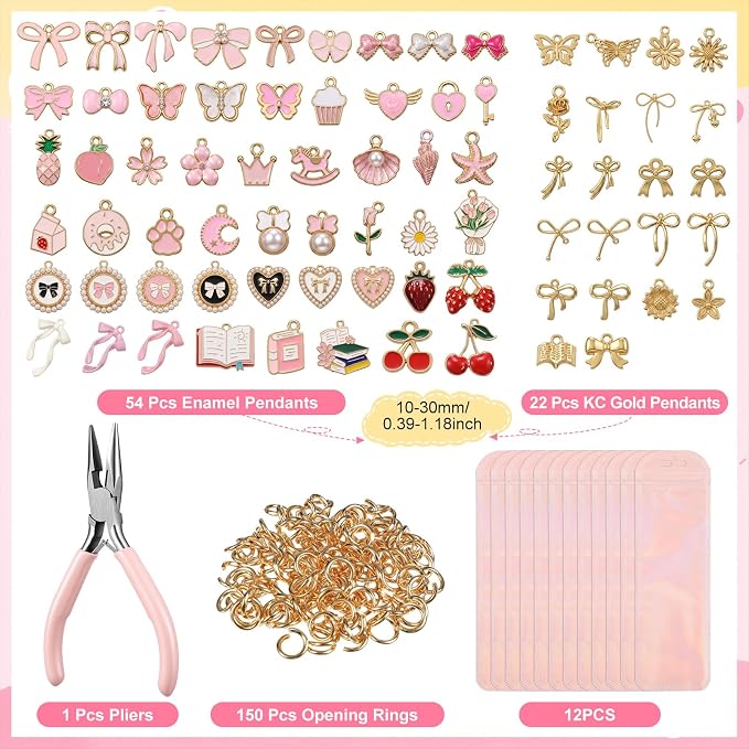 Tudomro 274 Pcs Acrylic Bookmark Making Kit 12 Set Acrylic Bookmark Blanks - Image 3