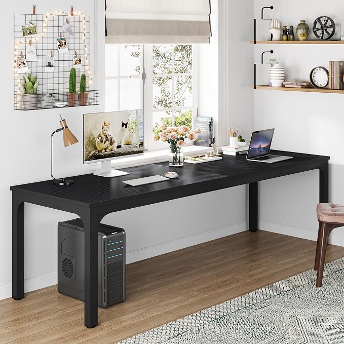 Tribesigns 78.7 Inches Extra Long Computer Desk 2 Person Desk, Double Long Desk - Image 4