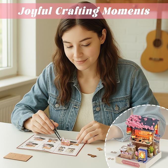 Flever Dollhouse Miniature DIY House Kit Creative Room - Image 6