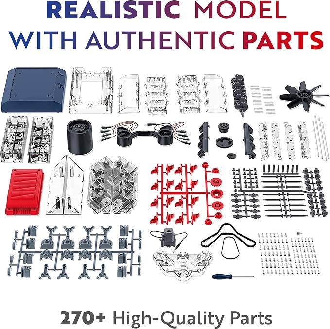 Playz V8 Combustion Engine Model Kit that Runs - Image 2