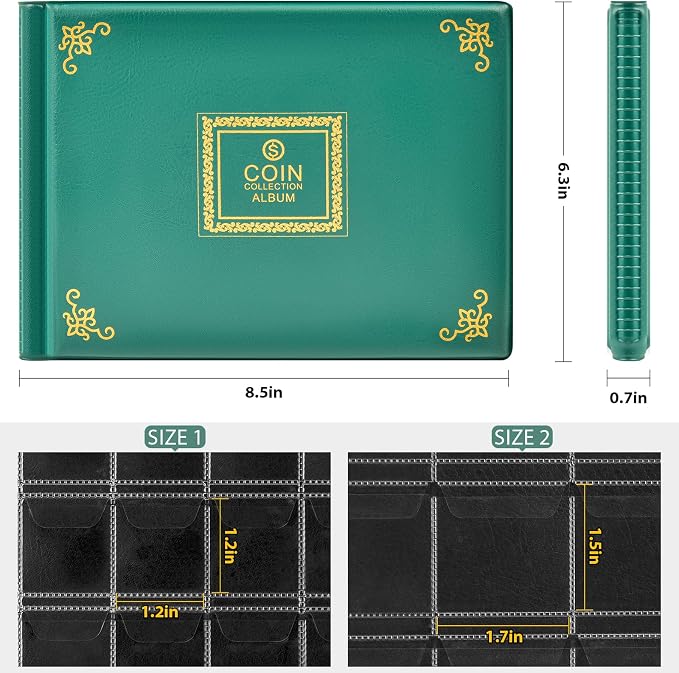 Coin Collection Supplies Holder Book - Image 5
