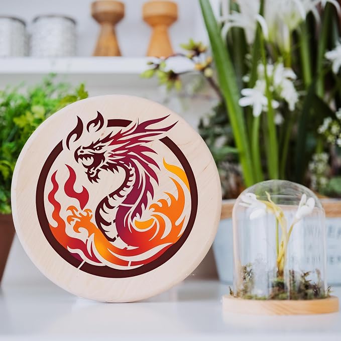 Keluna Dragon Stencils for Painting - Image 5