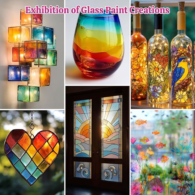 HOMY ARTY Glass Paint 20 Colors - Image 6