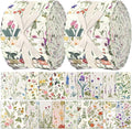 Hosuly 40 Pcs Wildflower Fabric Roll Spring Vintage Flower Fabric Quilting by Hosuly