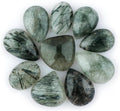 10pcs, Natural Gemstone Cabochon, Wholesale Assorted Flatback Crystals by CRYSTALINES