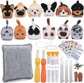 Mayboos Needle Felting Kit, 12 Pieces Doll Making Wool Needle Felting Starter by Mayboos