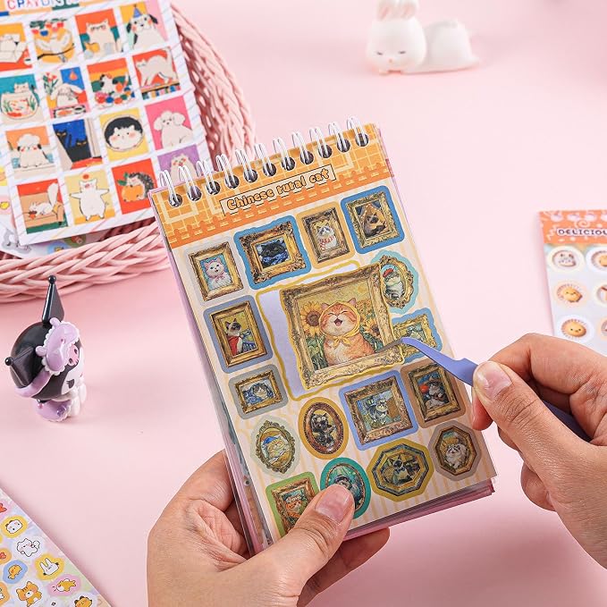 Girl's Cute Sticker Book, Cartoon Pet Theme - Image 5
