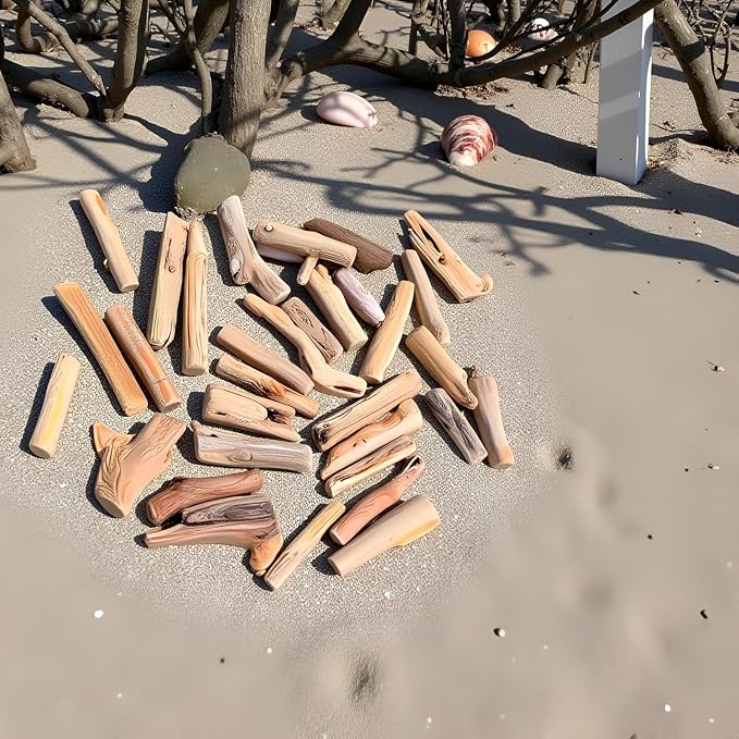 20Pcs Natural Driftwood Pieces - Image 8
