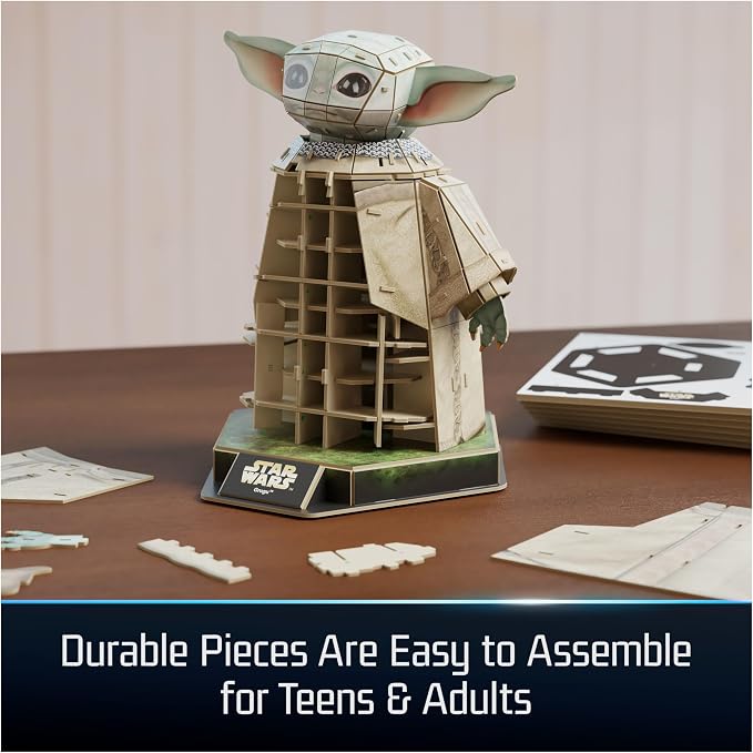4D Build, Star Wars Grogu 3D Model Kit, Star Wars Collectibles & Desk Decor - Image 4