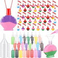 Sliner 74 Pcs Sand Art Kits Includes Shell Bottles, Colored Sand, Mini Funnels by Sliner