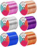 Mandala Crafts 18 GA Gold Blue Purple Assorted Anodized Aluminum Craft Wire | by MandalaCrafts