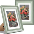Vittanly 5x7 Picture Frames Set of 2, Ornate Vintage Photo Frame by Vittanly