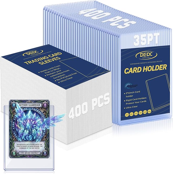 DEDC 400 Top Loaders Card Load Holder Storage by DEDC