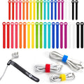 Self-Gripping Cable Ties by Wrap-It Storage, 40 Pack – Reusable Hook and Loop by Wrap-ItStorage