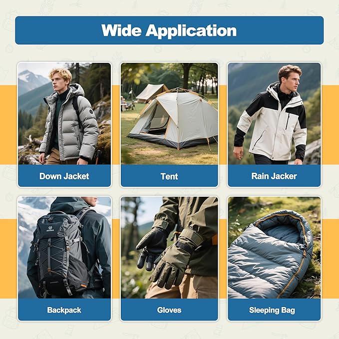 KING MOUNTAIN Self Adhesive Nylon Fabric Repair Patch, 9×11 Inches 4 Pcs, Quick Down Jacket Repair Patch, Waterproof Outdoor Gear Patch Kit for Tent,Backpacks,Umbrella, Gloves, Sleeping Bag (Black