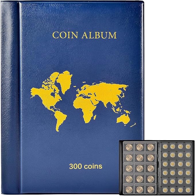 Coin Collection Book Holder Album by Ankhohstoragehardcase