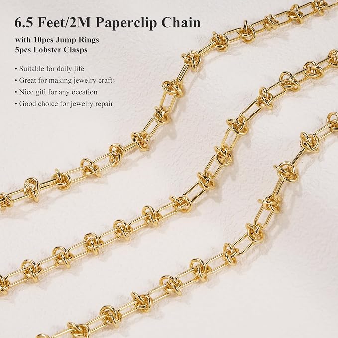 6.5 Feet Gold Plated Stainless Steel Chains - Image 3