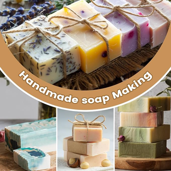 LFISGNN Soap Making Kit with 4 Flavored 4.4 lbs Soap Base, DIY Soap Making - Image 7