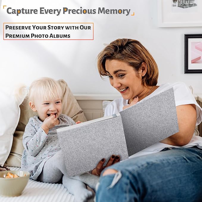 Artfeel Photo Album Self Adhesive Scrapbook, 120 Pages Large Photo Book - Image 6