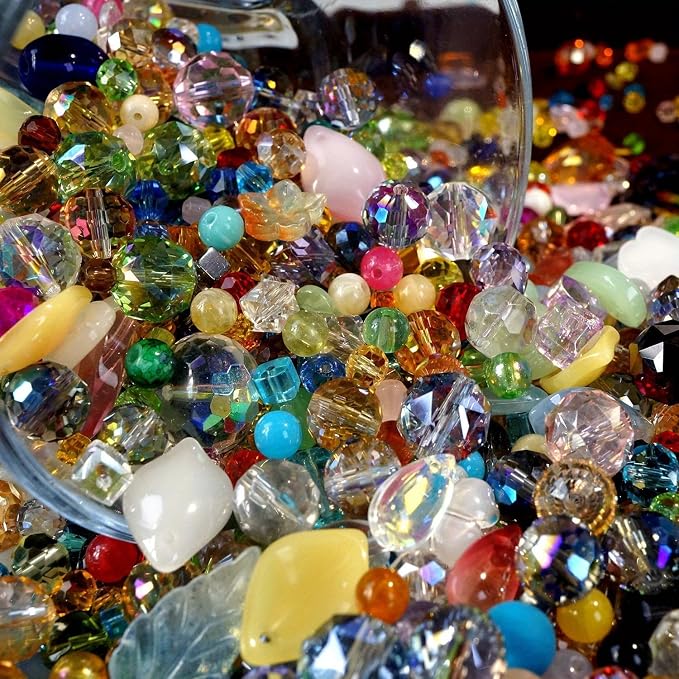 Crystal Beads for Jewelry Making Mix Assorted Glass Beads assortments - Image 6