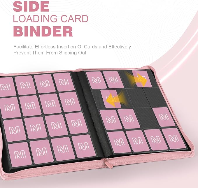 Premium Card Binder 16 Pocket, Trading Card Binder Holds up to 1000+Cards - Image 3