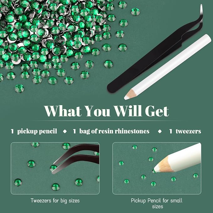6000PCS 4mm Resin Rhinestones Bulk - Image 7