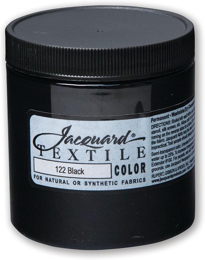 Jacquard Textile Paint 8 Oz Black by Jacquard