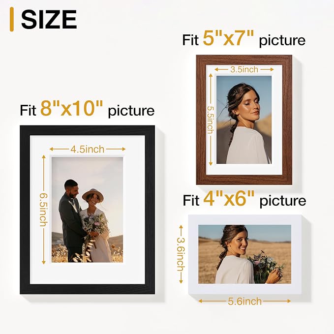 Vittanly 15 Pack Picture Frames Collage Wall Decor, Gallery Frame Set - Image 3