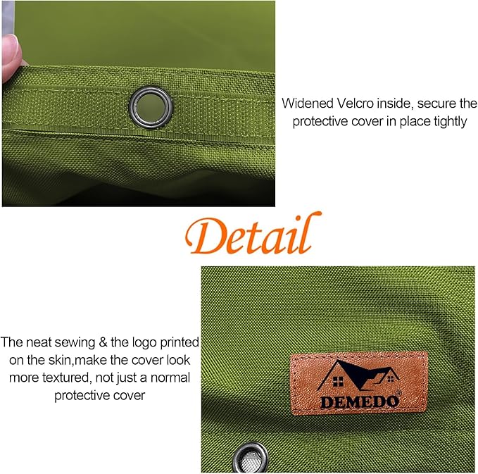 Backflow Preventer Insulation Cover - Water Pipe Insulation Sprinkler Cover for Outside - Insulated Backflow Cover Pouch for Irrigation Back Flow Valve in Winter or Sun Exposure (24"W x 36"H, GREEN)